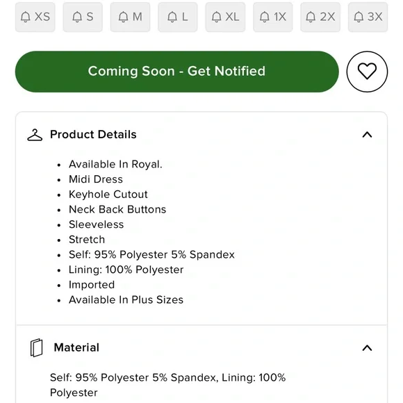 Sophisticated Nixie Midi Dress - Royal Blue - Picture 8 of 14